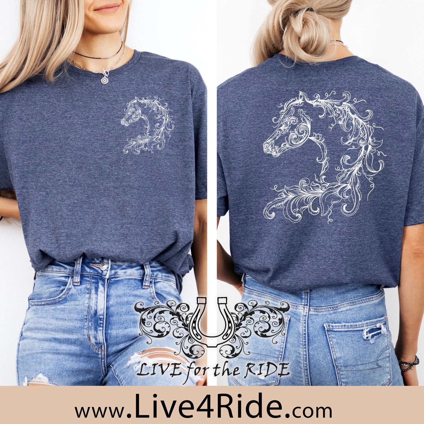 Scroll Horse Short Sleeve T-Shirt