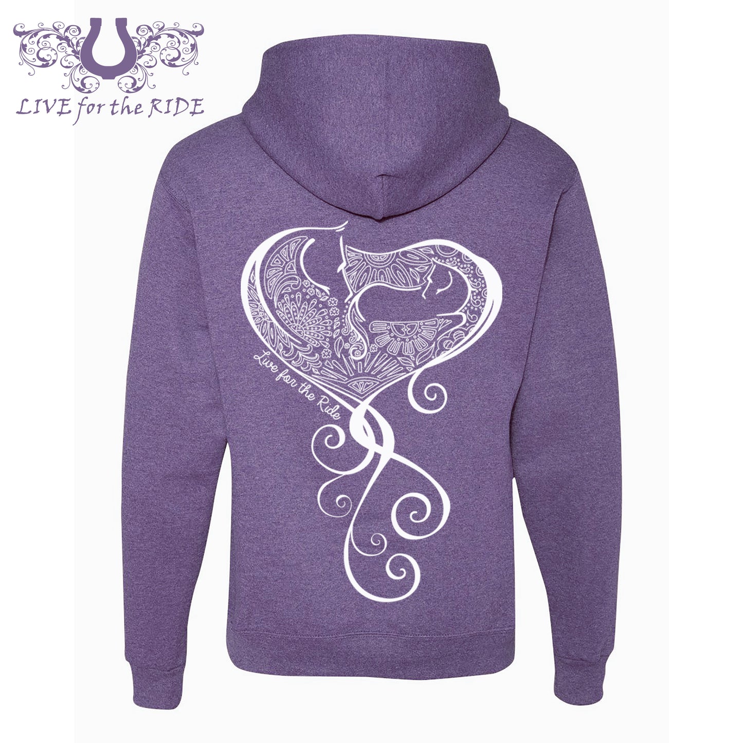 Baby Girl Hoodie Heather Purple