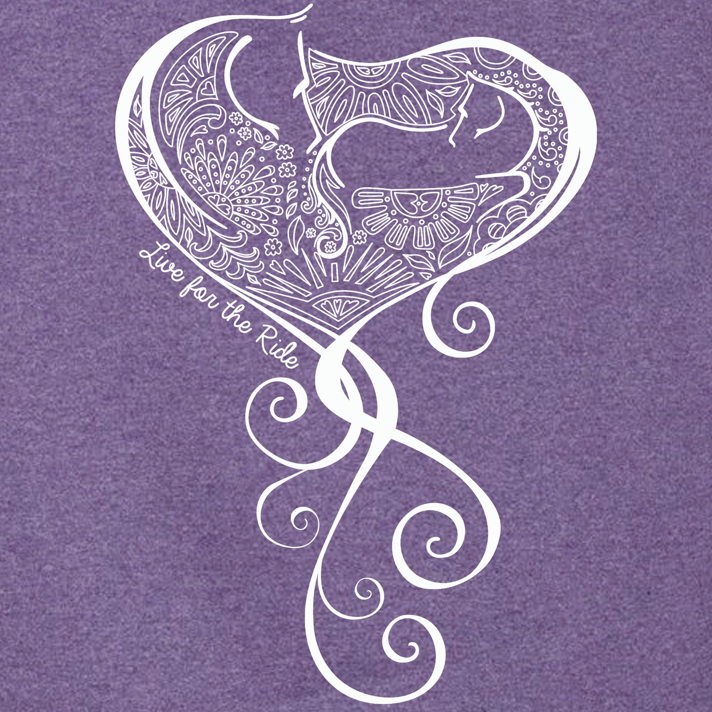 Baby Girl Hoodie Heather Purple