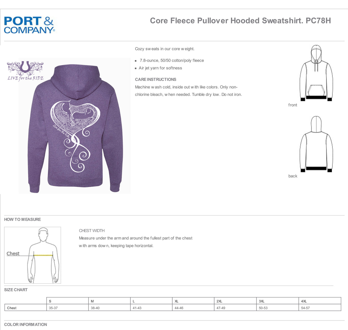 Baby Girl Hoodie Heather Purple