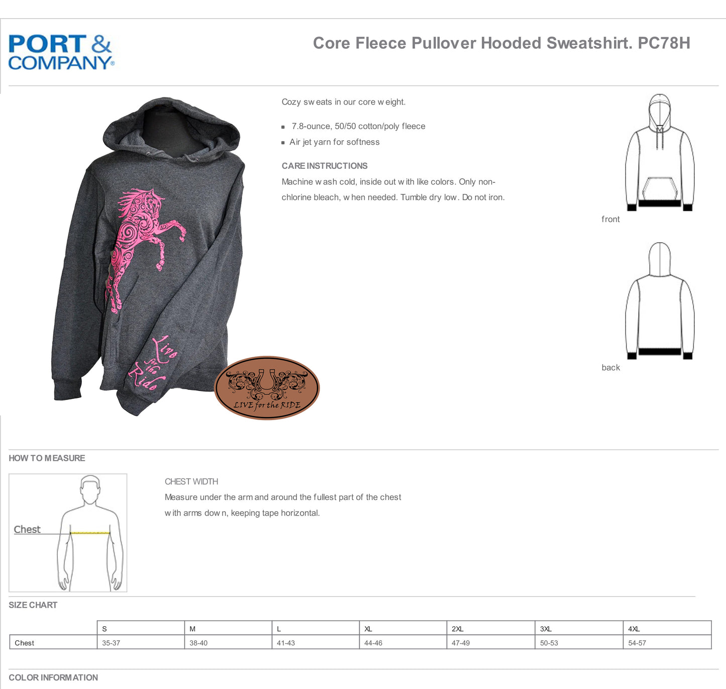 Paisley Horse Hoodie