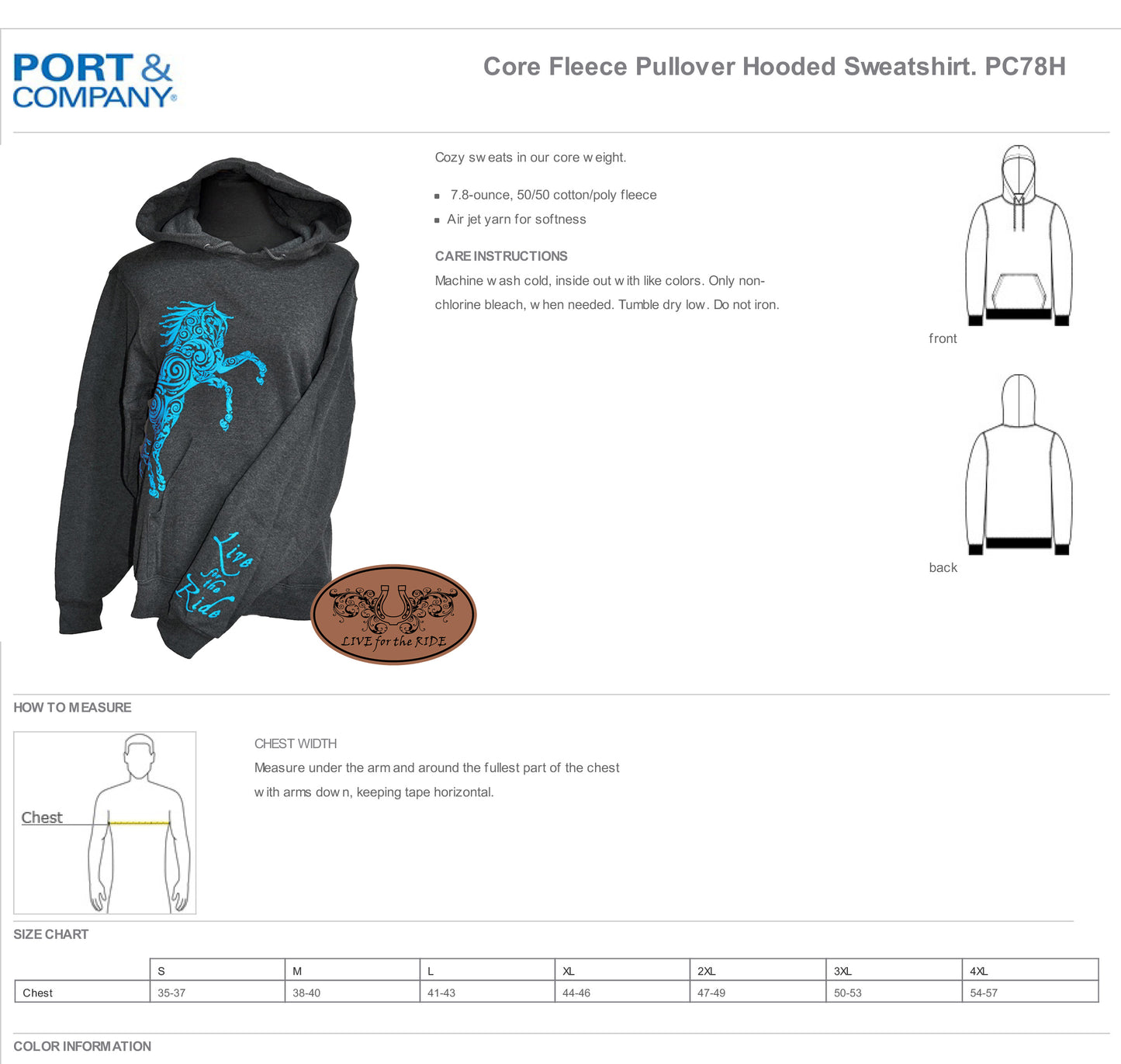 Paisley Horse Hoodie