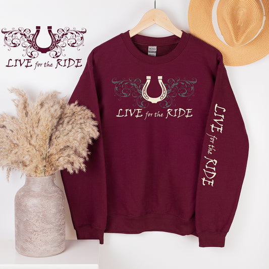 Lucky Horseshoe Crewneck Sweatshirt