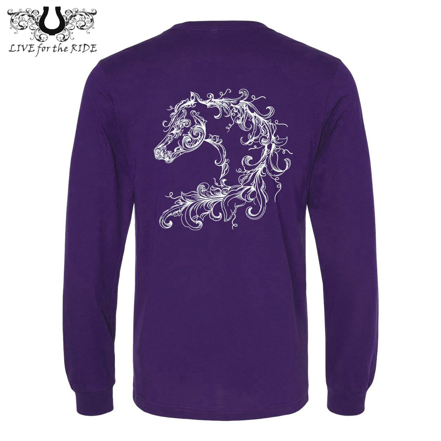 Scroll Horse Long Sleeve Tee