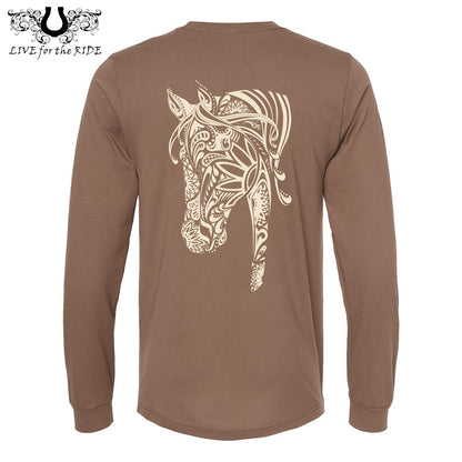 Boho Horse Long Sleeve T-Shirt