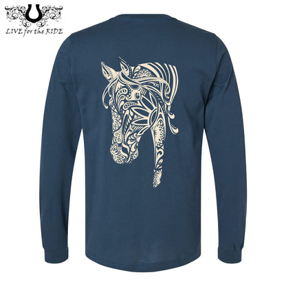 Boho Horse Long Sleeve T-Shirt