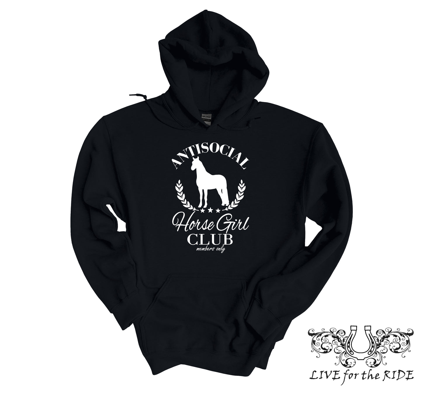 Anti Social Horse Girl Club Hoodie