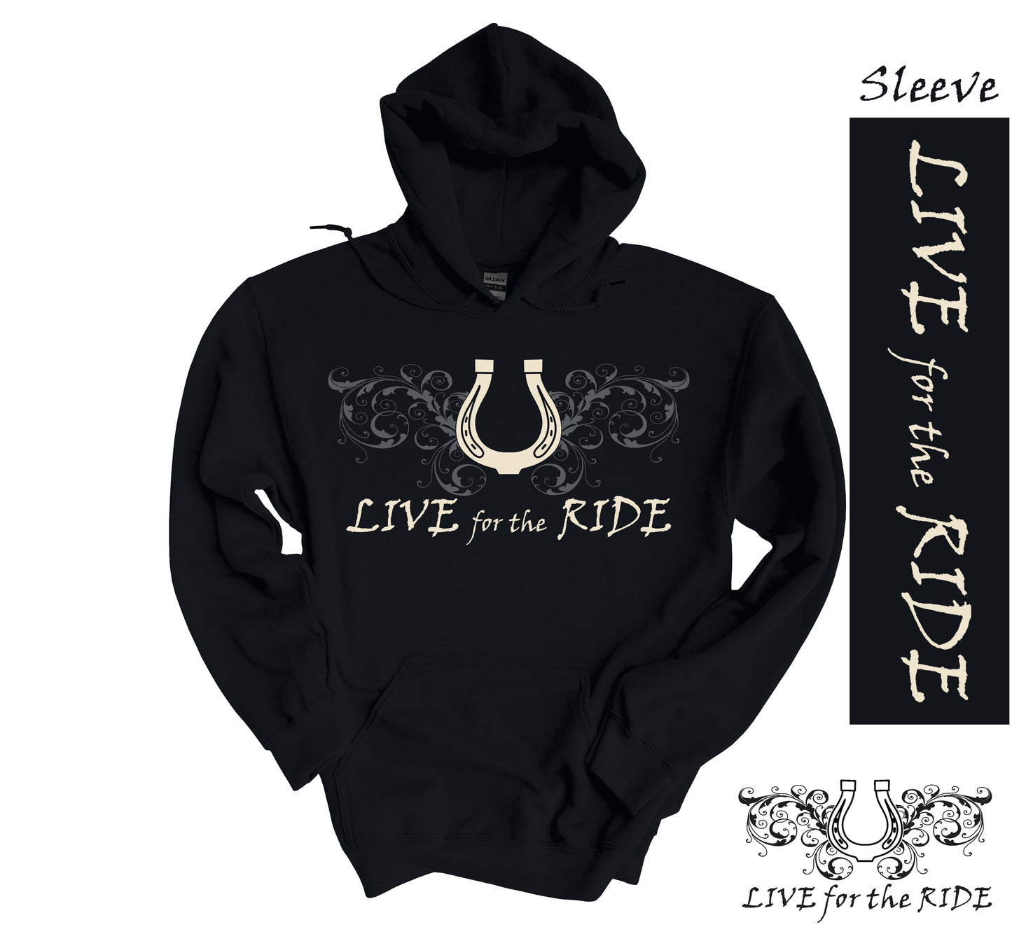 Lucky Horseshoe Hoodie