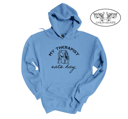 My Therapist Eats Hay Hoodie