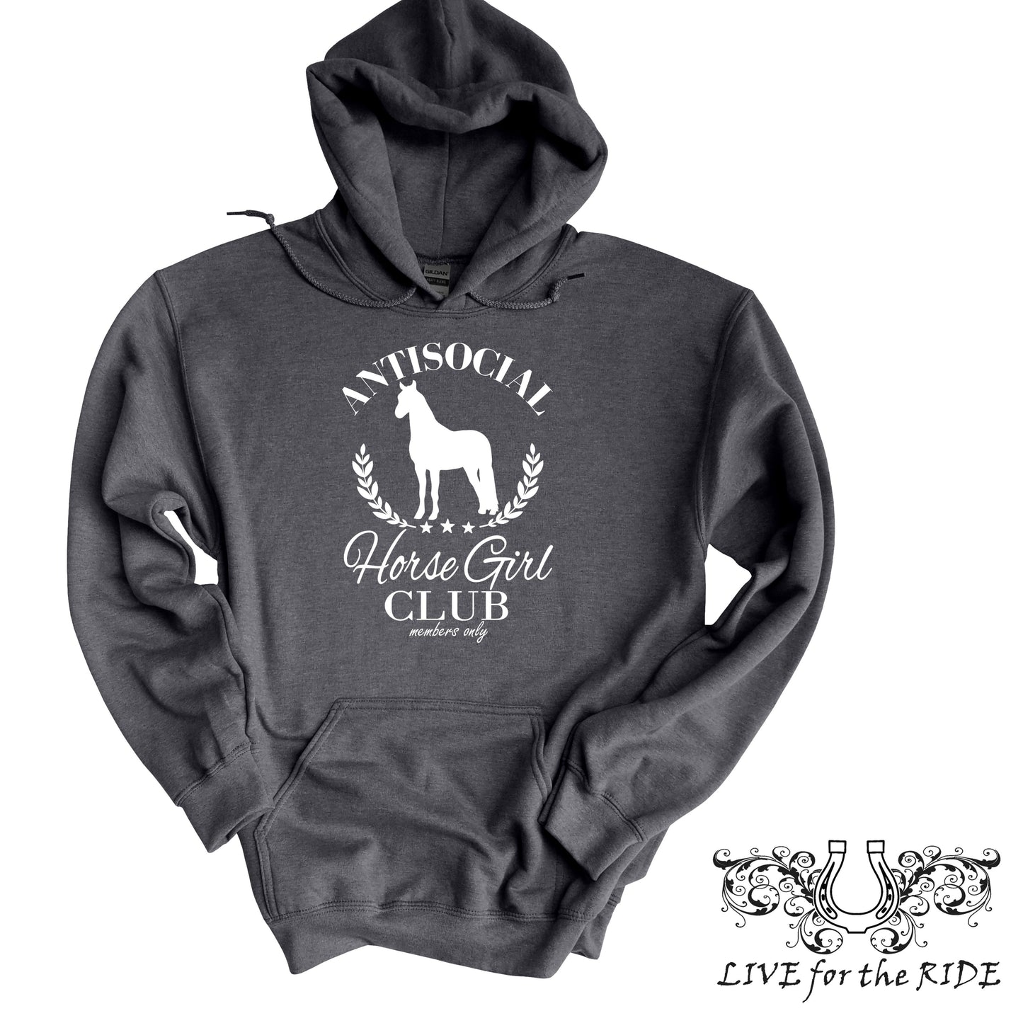 Anti Social Horse Girl Club Hoodie