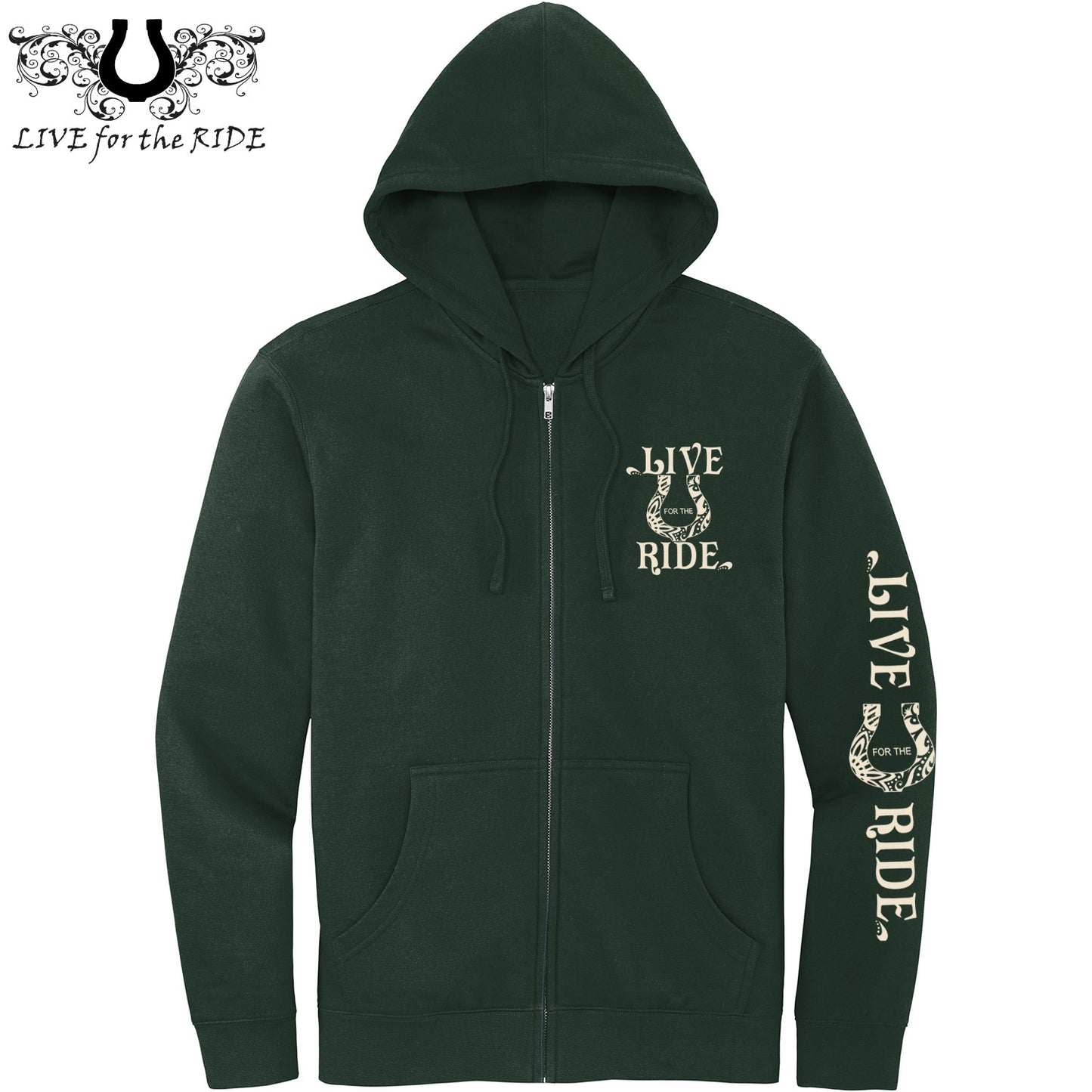 Boho Horse Full Zip Hoodie