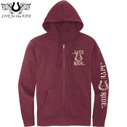 Boho Horse Full Zip Hoodie