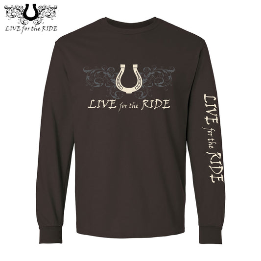 Lucky Horseshoe Long Sleeve Tee