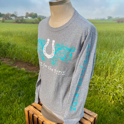 Lucky Horseshoe Long Sleeve Tee