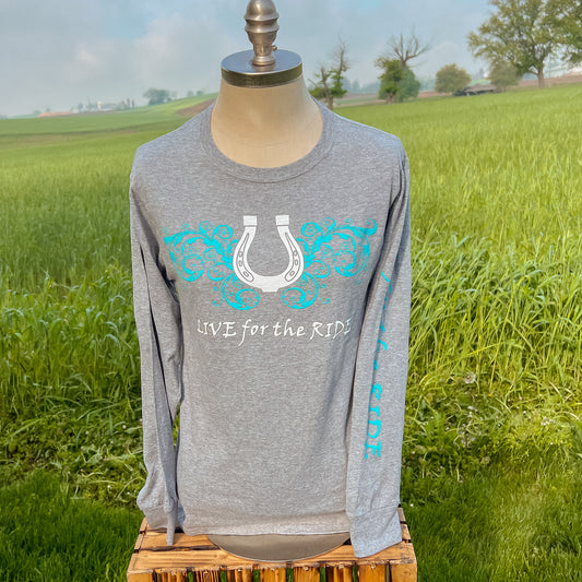 Lucky Horseshoe Long Sleeve Tee