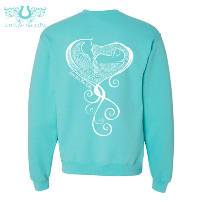 Baby Girl Crewneck Sweatshirt Blue