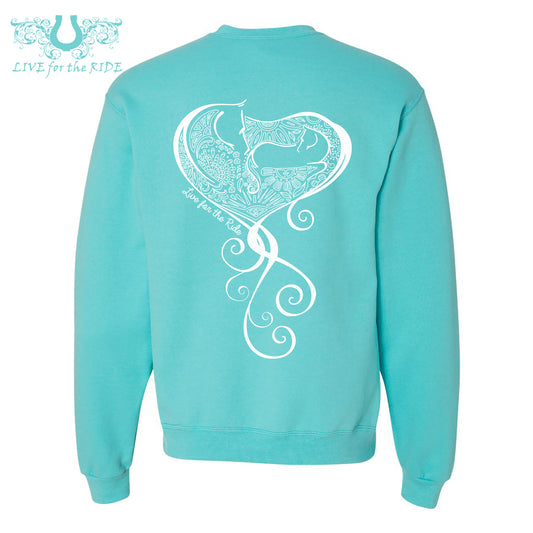 Baby Girl Crewneck Sweatshirt Blue