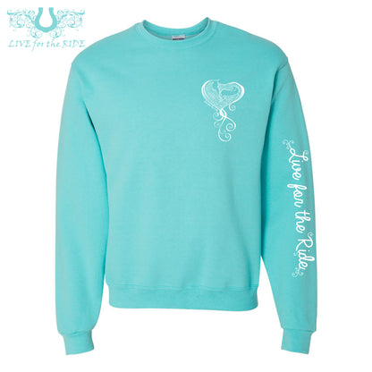 Baby Girl Crewneck Sweatshirt Blue