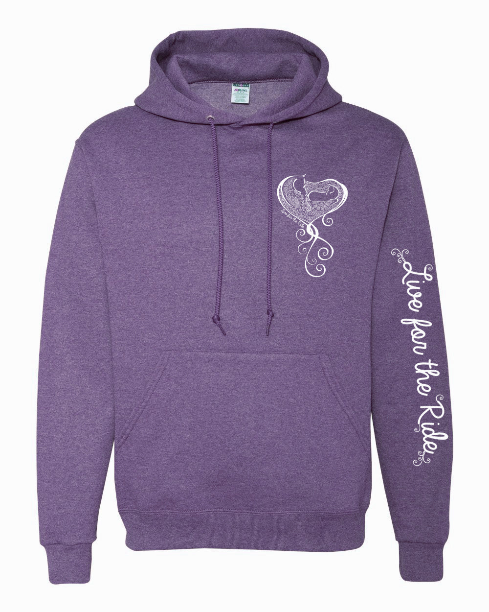 Baby Girl Hoodie Heather Purple