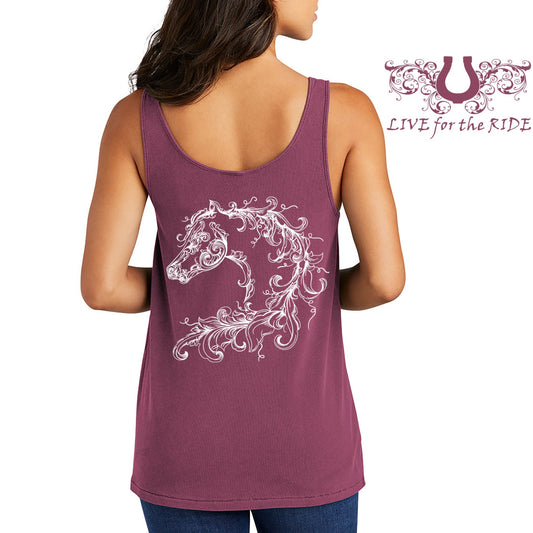 Scroll Horse Tank Top - Pre-Order