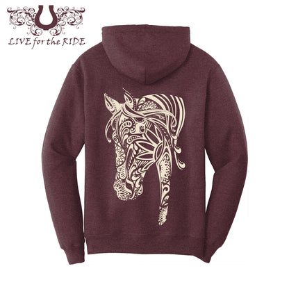 Boho Horse Hoodie