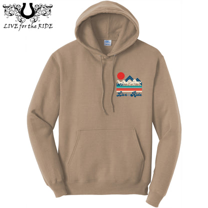 Retro Wild Horses Hoodie (Sand)