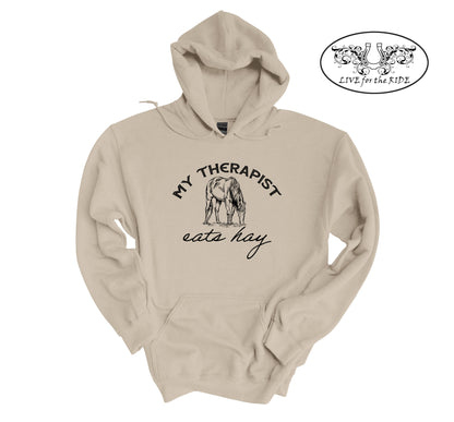 My Therapist Eats Hay Hoodie