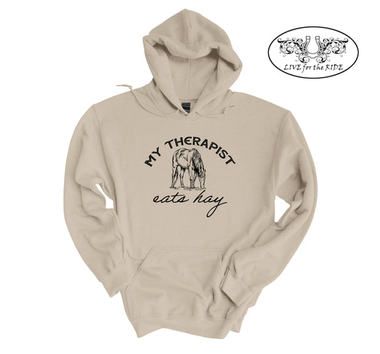 My Therapist Eats Hay Hoodie