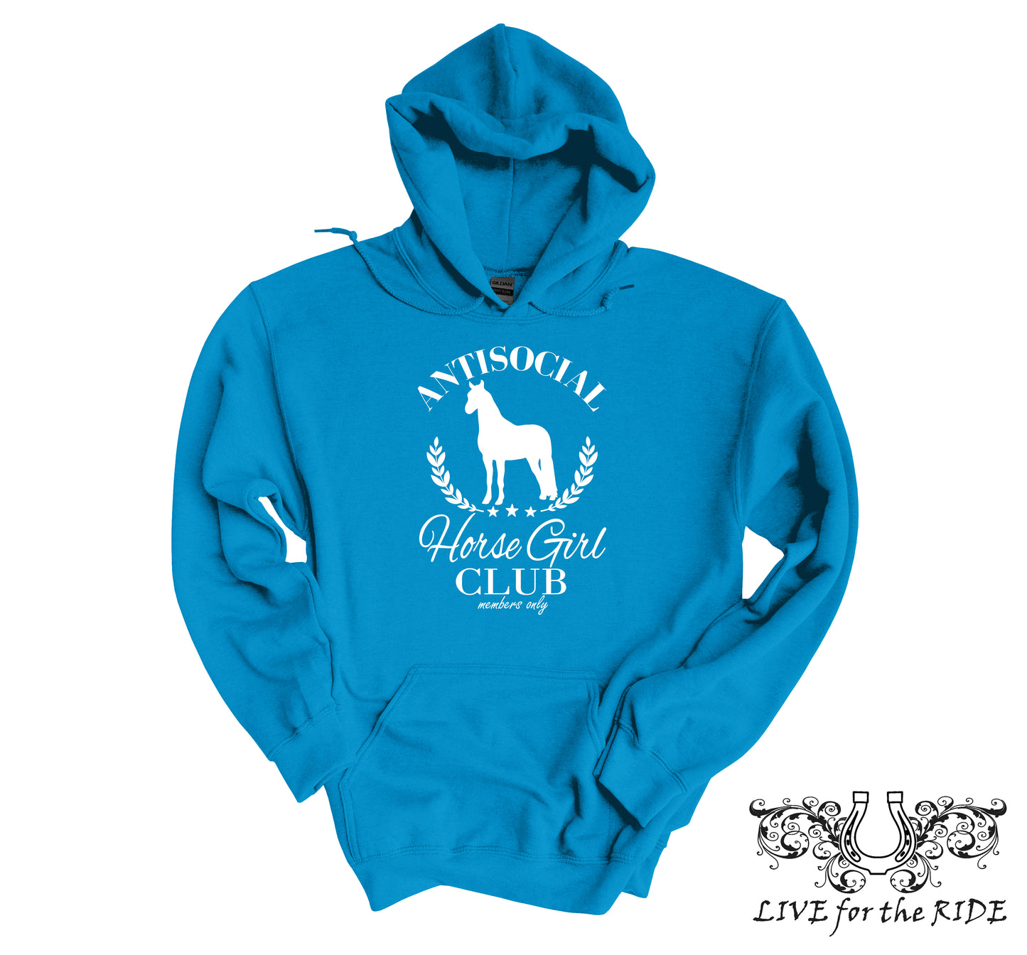 Anti Social Horse Girl Club Hoodie