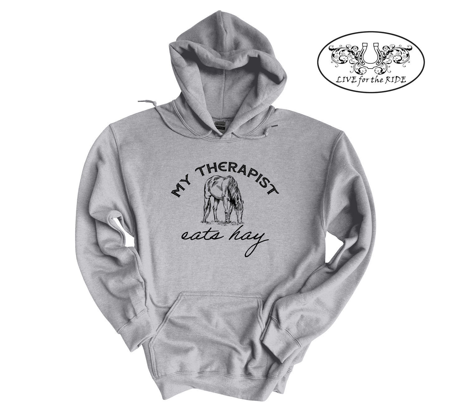 My Therapist Eats Hay Hoodie