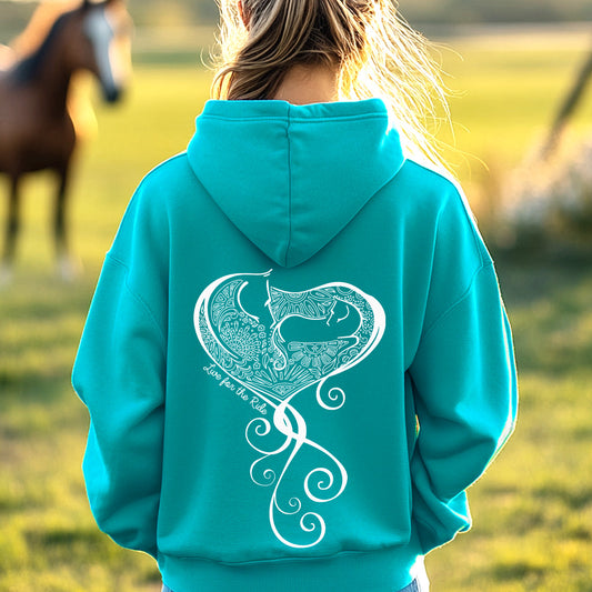 Baby Girl Hoodie Bright Aqua