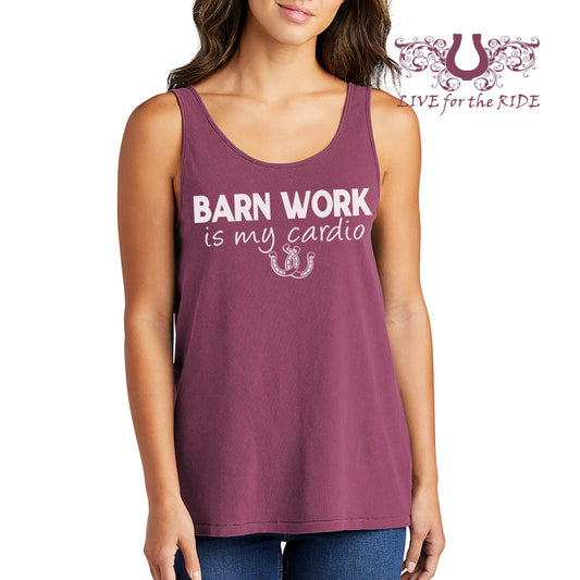 Barn Work Is My Cardio Tank Top - Pre-Order