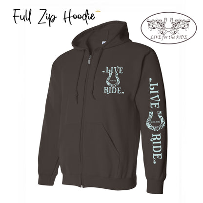 BOHO Horse Hoodie Full Zip