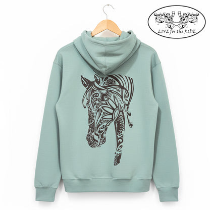 BOHO Horse Hoodie (Eucalyptus)
