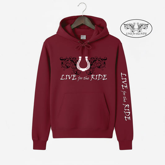 Lucky Horseshoe Hoodie Cardinal