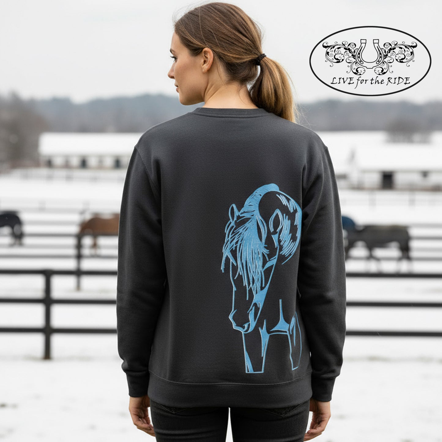 Cash Horse Crewneck Sweatshirt