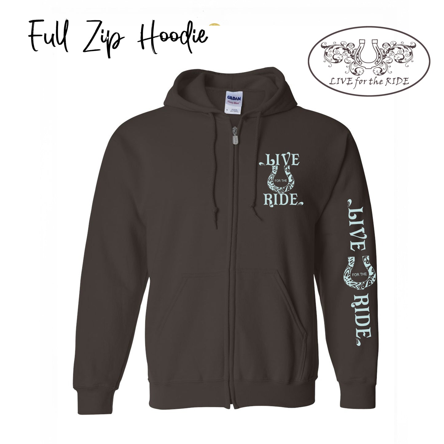 BOHO Horse Hoodie Full Zip