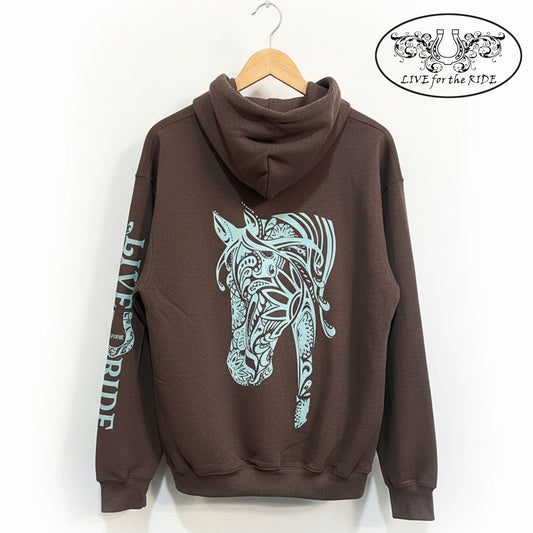 BOHO Horse Hoodie