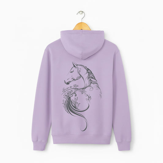 Glitzy Horse Hoodie - Lavender