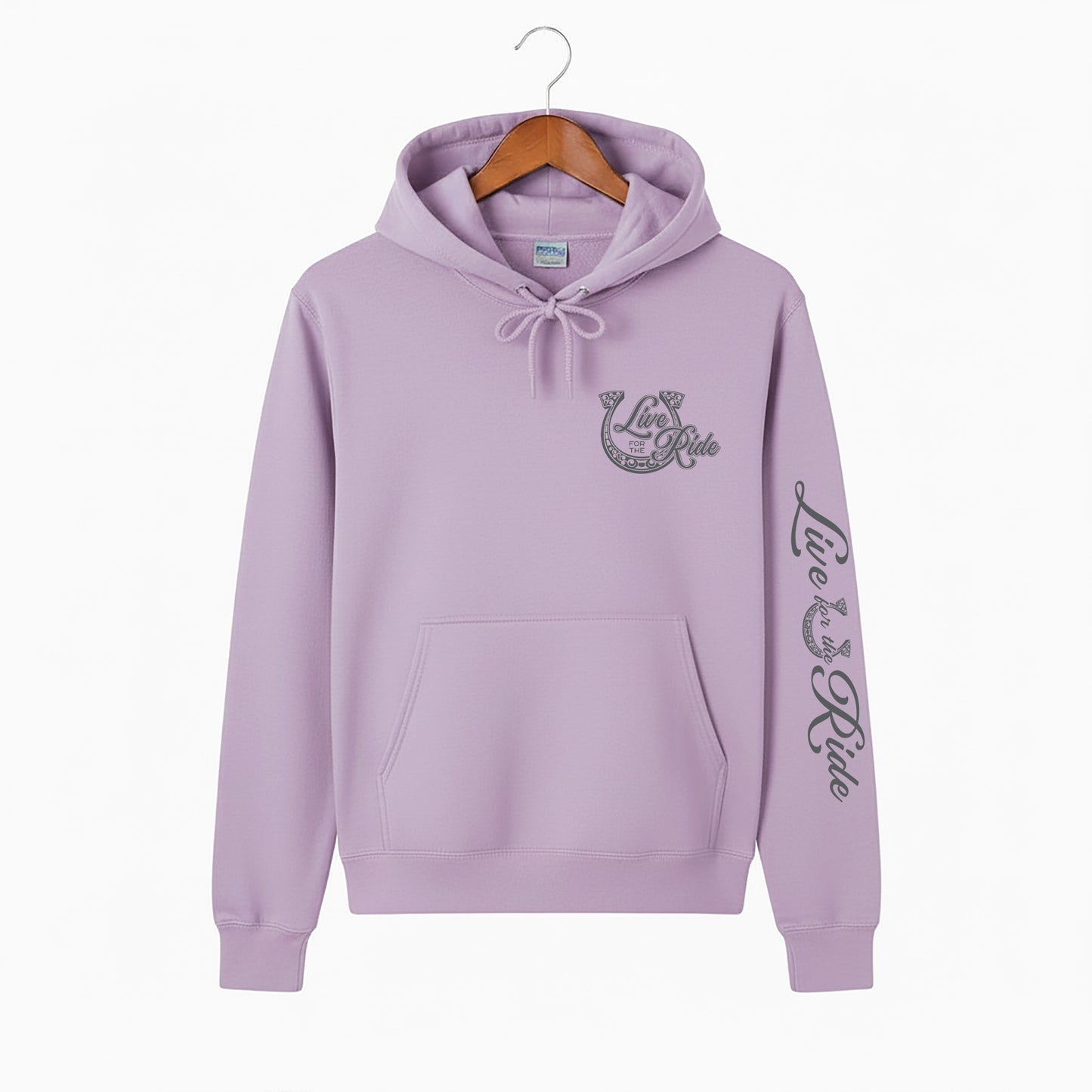 Glitzy Horse Hoodie - Lavender