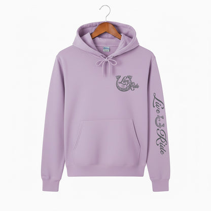 Glitzy Horse Hoodie - Lavender