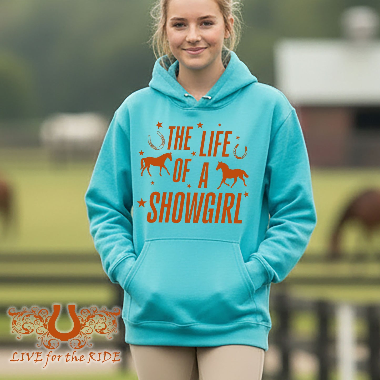 The Life of a Showgirl Horse Hoodie