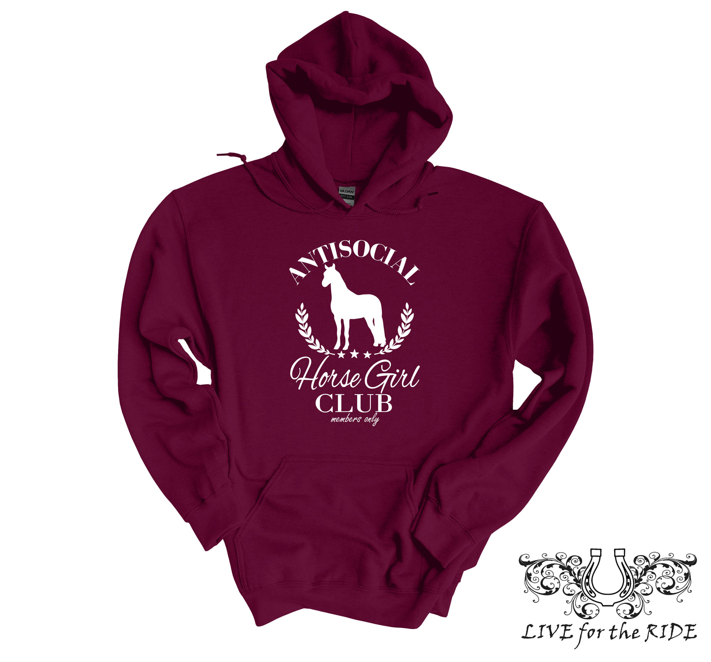Anti Social Horse Girl Club Hoodie