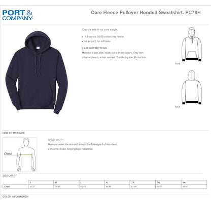 QH Hoodie Stonewashed Blue