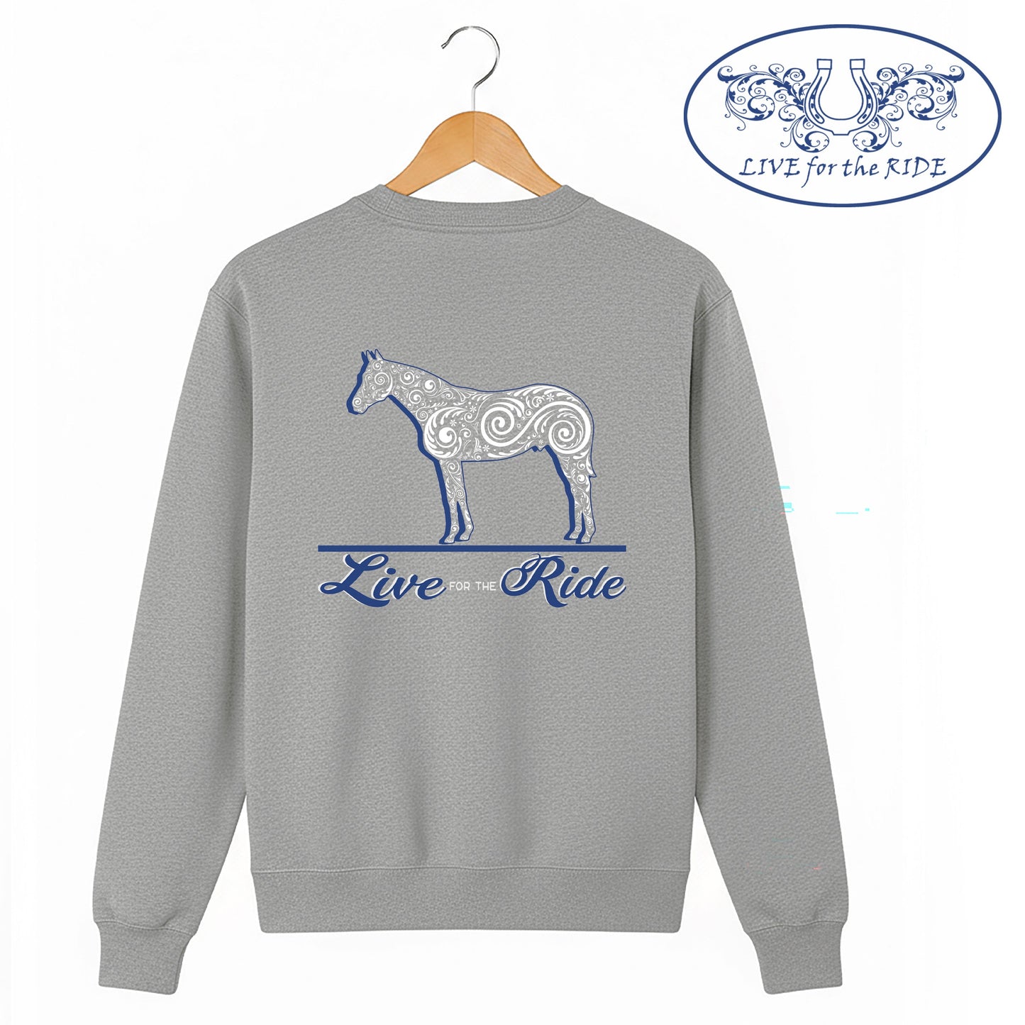 QH Horse Crewneck Sweatshirt