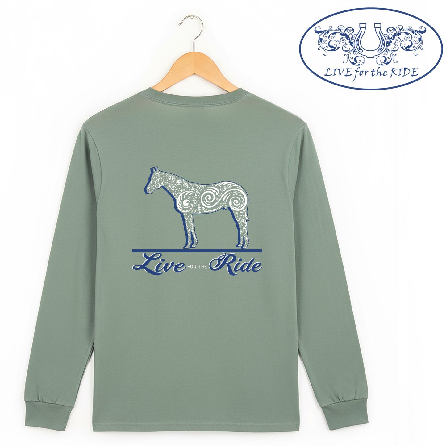 QH Horse Long Sleeve Tee