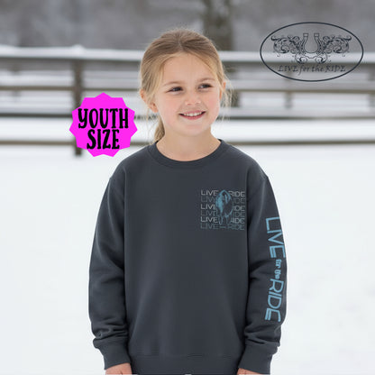 Cash Horse Crewneck Sweatshirt YOUTH