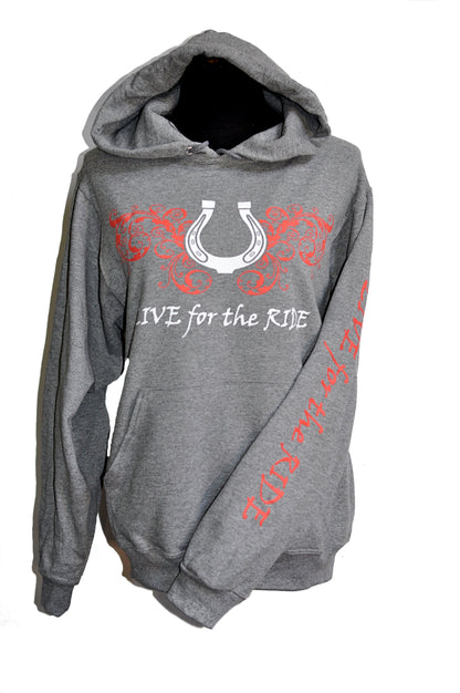 Horseshoe Horse Hoodie - Live for the Ride 