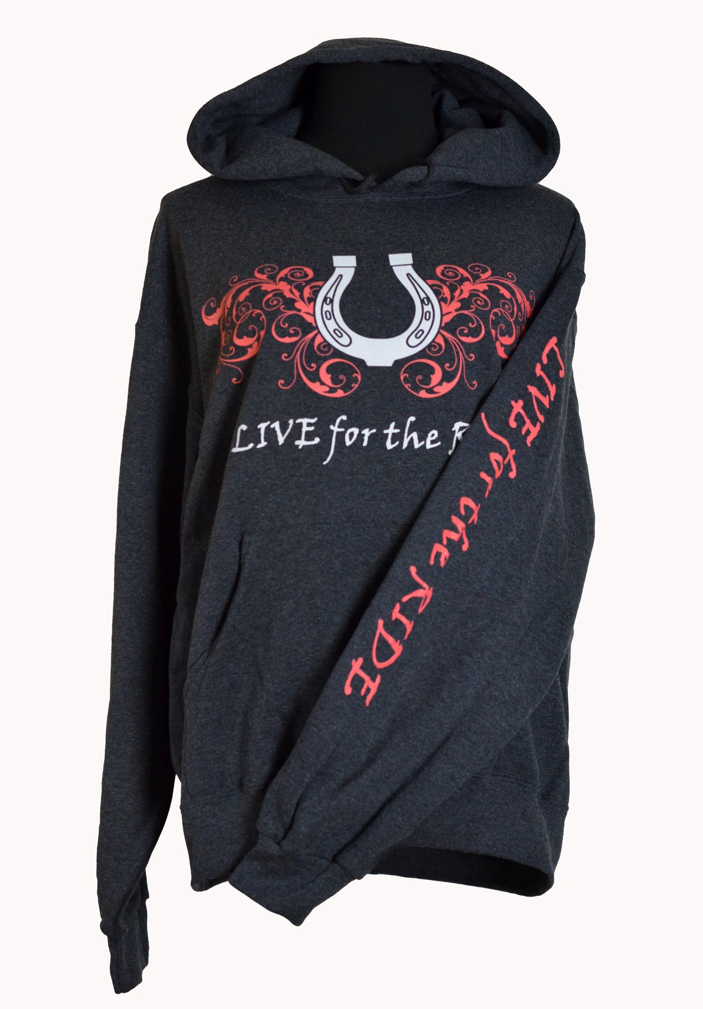 Horseshoe Horse Hoodie - Live for the Ride 
