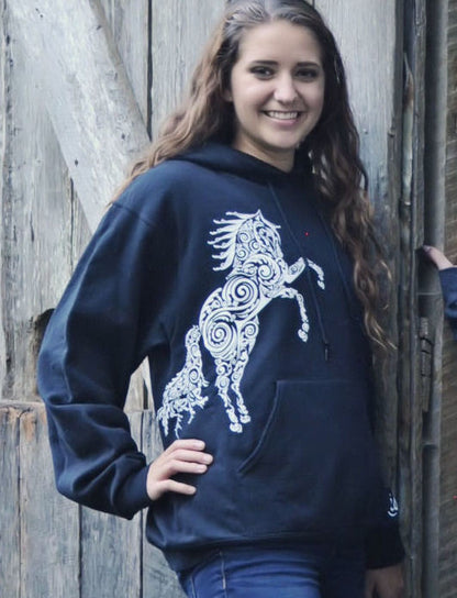 Paisley Pony Horse Hoodie - Live for the Ride 